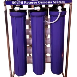 Pyortee 50LPH RO+UV Commercial Plant works upto 3000TDS