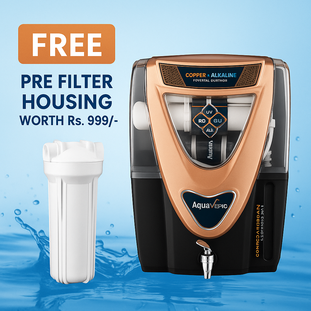 AQUAX EPIC Copper + Alkaline RO Water Purifier with 13Ltr Storage - Image 3