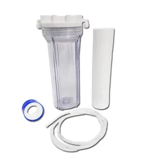 Crystal Transparent Pre Filter Housing Teflon