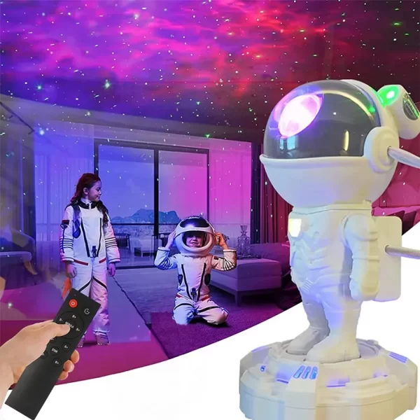 Astronaut Galaxy Projector Robot Sky Space Stars Light - Image 2