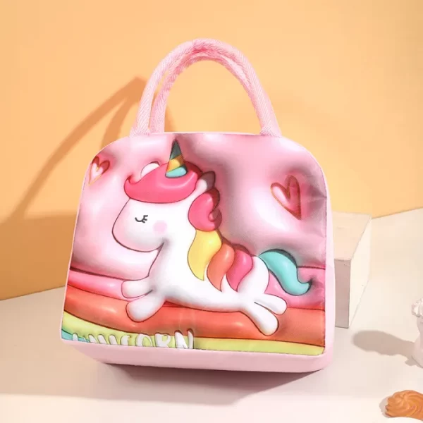 3D Multipurpose Cartoon Animal Thermal Insulted Carry Lunch Bag