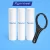 Pyortee – 3pcs PP Spun Filter + 1 Spanner | for All Types of RO Water purifiers (10 Inch, 5 Micron) – Repla...