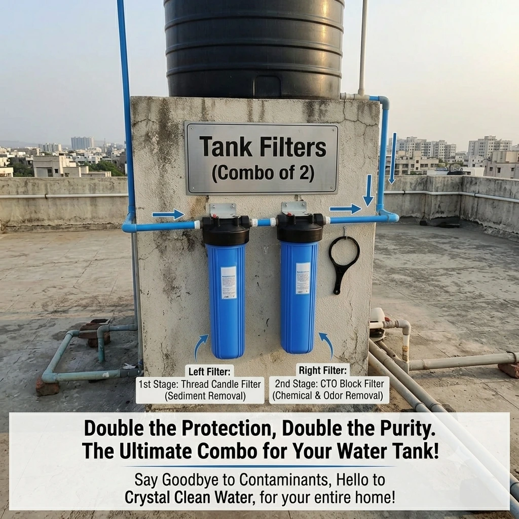 Overhead Tank Water Filter with Double Protection - Image 4