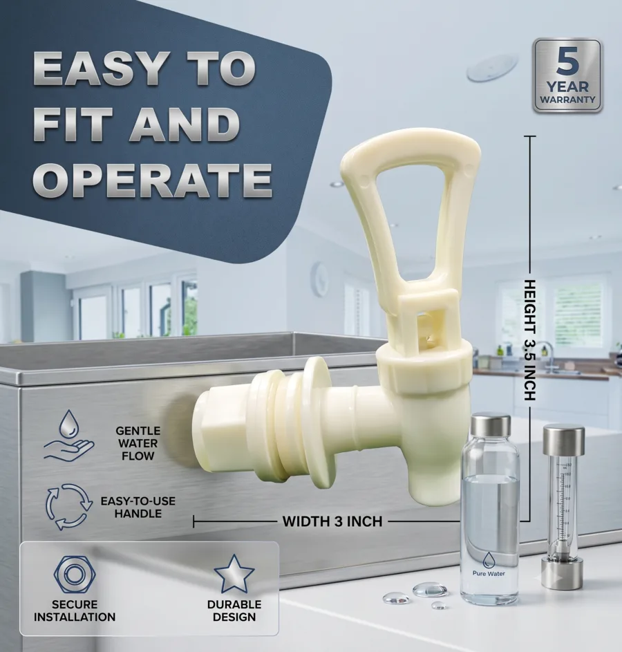 Replacement tap, easy to fit and operate